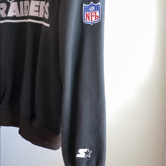 Vintage Oakland Raiders button sweater - Picture 2 of 3